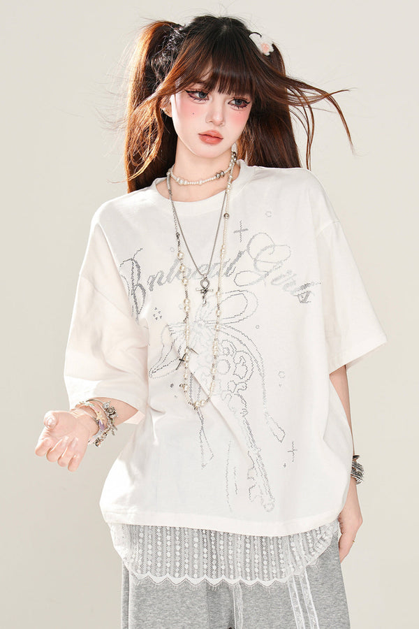 サブカルライトレースルージトップス