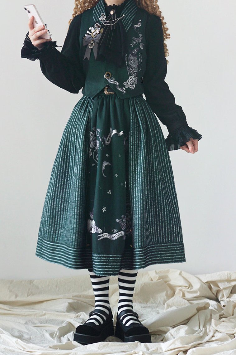 [November 4 reservation deadline] Magic Messenger Daily Elegant College Style Skirt