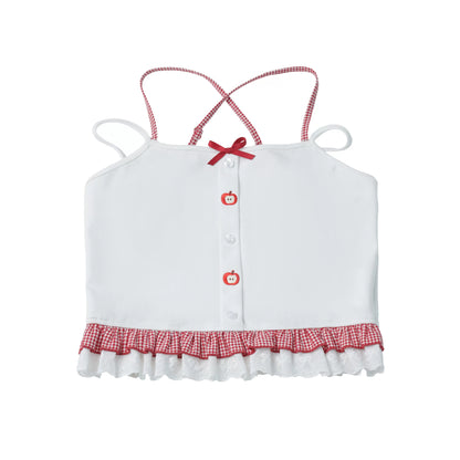 Apple Red Bunny Ear Girly Set