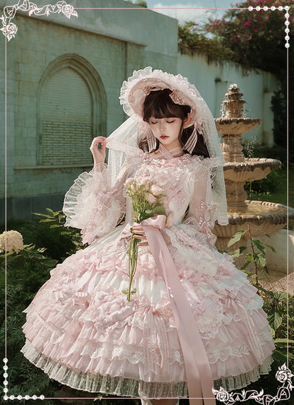 【12月26日予約締切】ピュアスイートローズファンタジーティアードロリータドレス