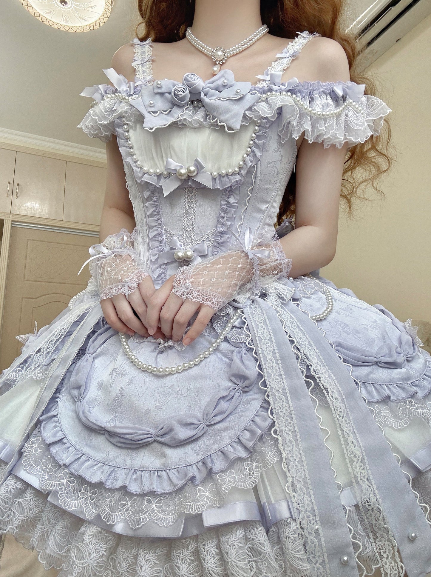 [Order Deadline: October 3] Pearl Rose Ballet Style Pure Elegant Dress