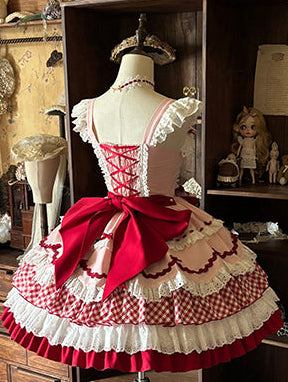 【12月19日予約締切】ベリーアンドショコラスイートロリータサスドレス