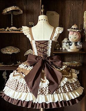 【12月19日予約締切】ベリーアンドショコラスイートロリータサスドレス