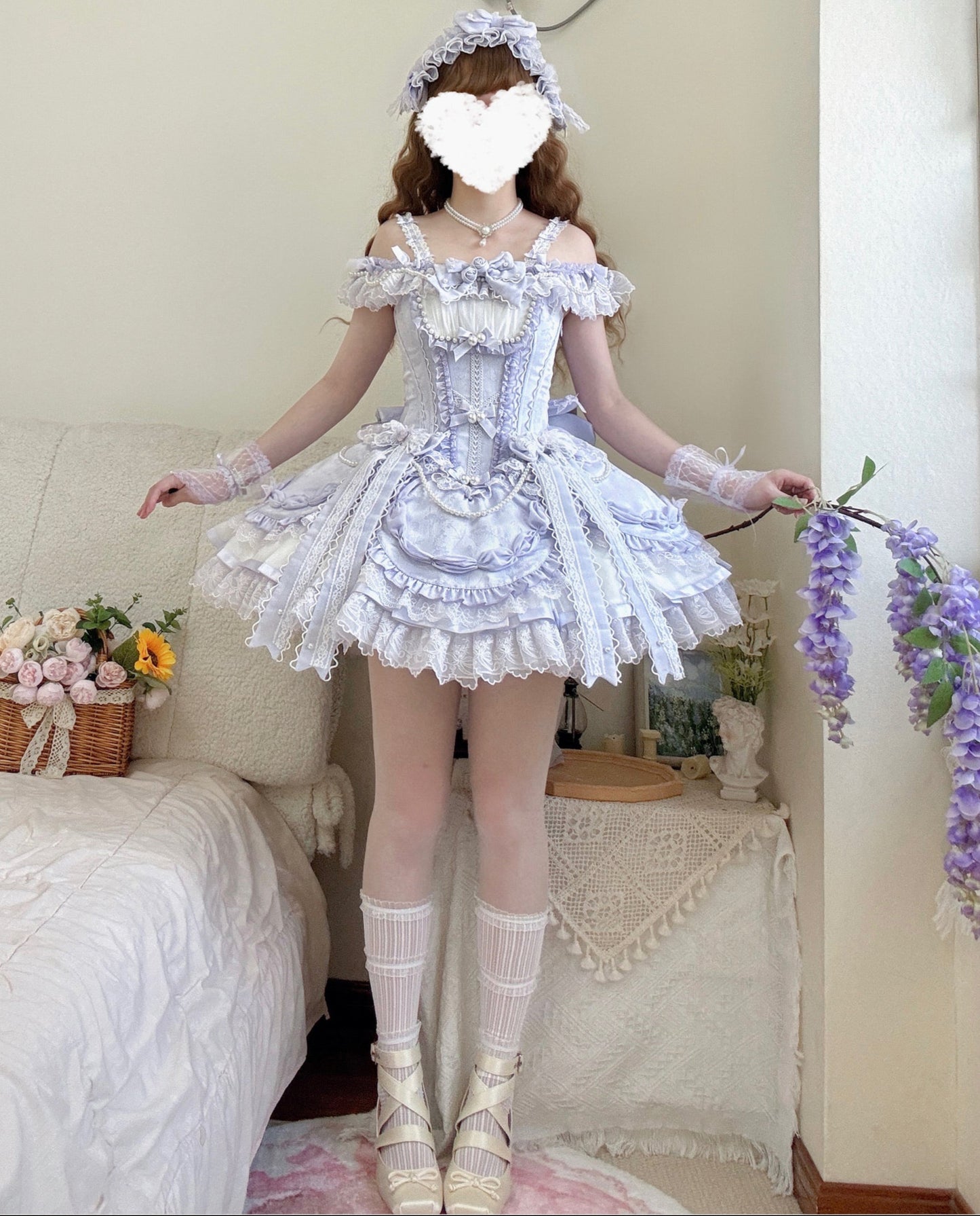[Order Deadline: October 3] Pearl Rose Ballet Style Pure Elegant Dress
