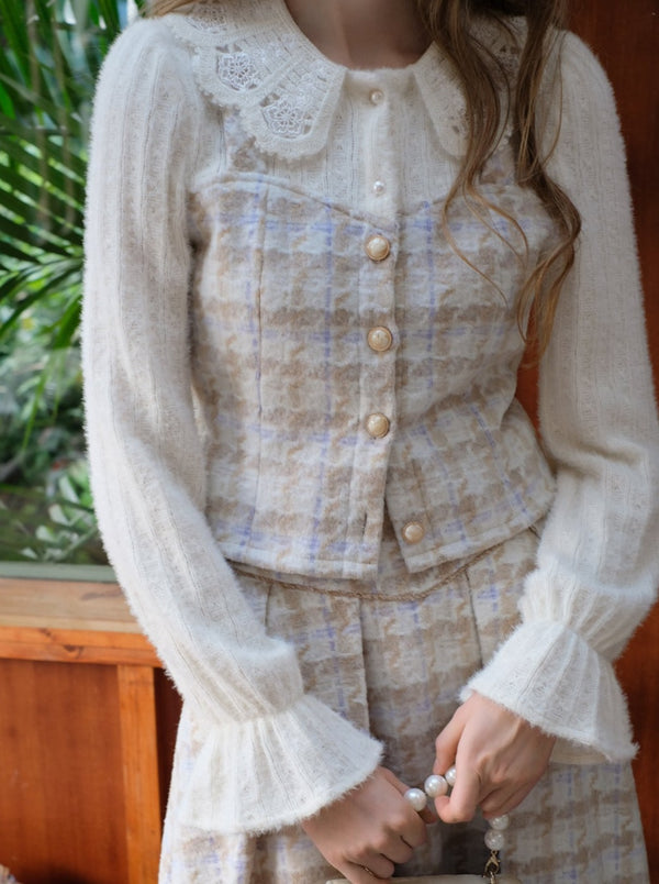 Queen Tiramisu French Check Setup