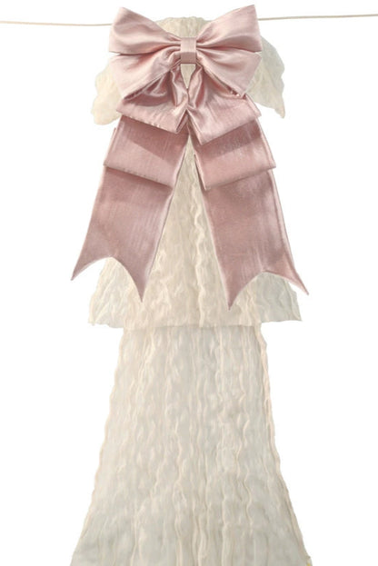 French Elegant Lolita Long Skirt + Hip Cushion Brace Skirt + Big Bow