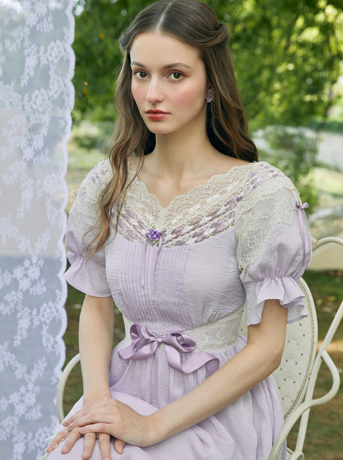 Purple Frill Princess Dress