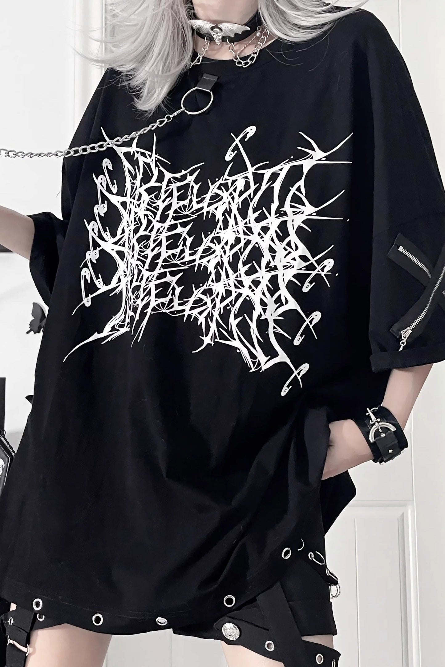 Subculture Dark Circle Spider Tops