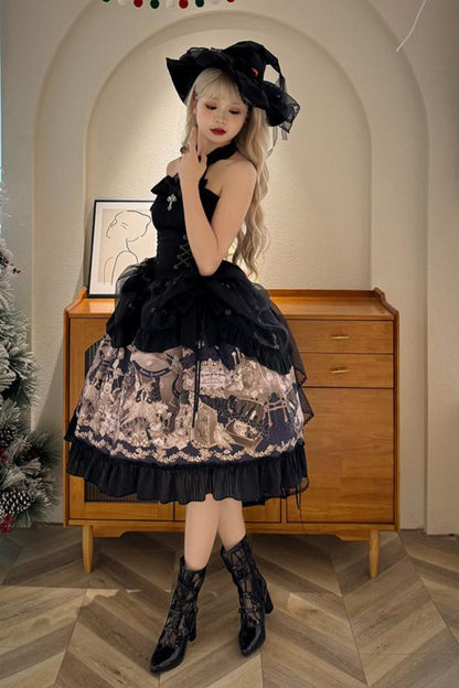 [Reservation deadline on October 13] Mystery Gothic Style Big Ribbon Hol Tadress