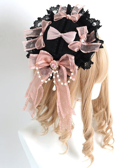 Cool Black Pink Lace Accessories