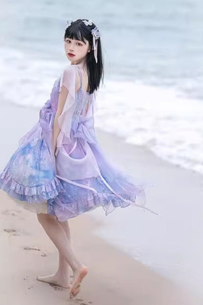 Illusion Butterfly Sea Cheong Dress