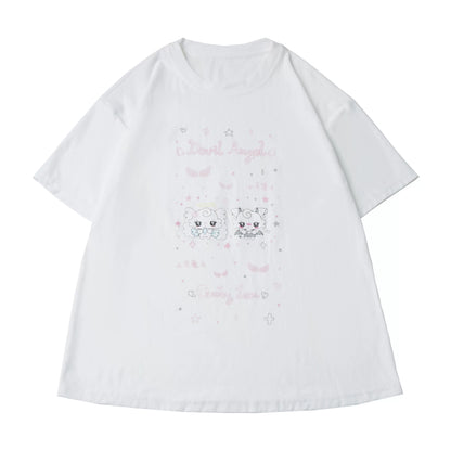 エンジェルデビルイラストTシャツ