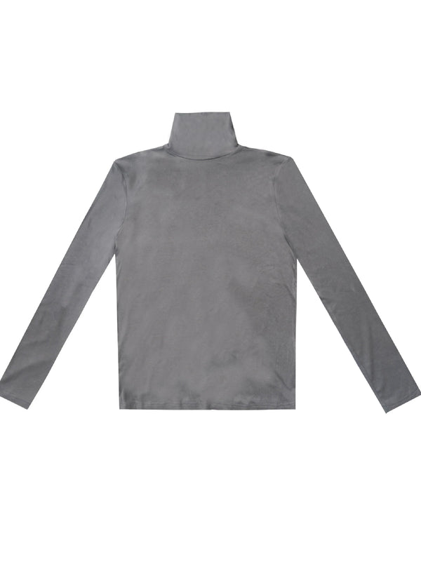 Slim High Neck Sweet Tops