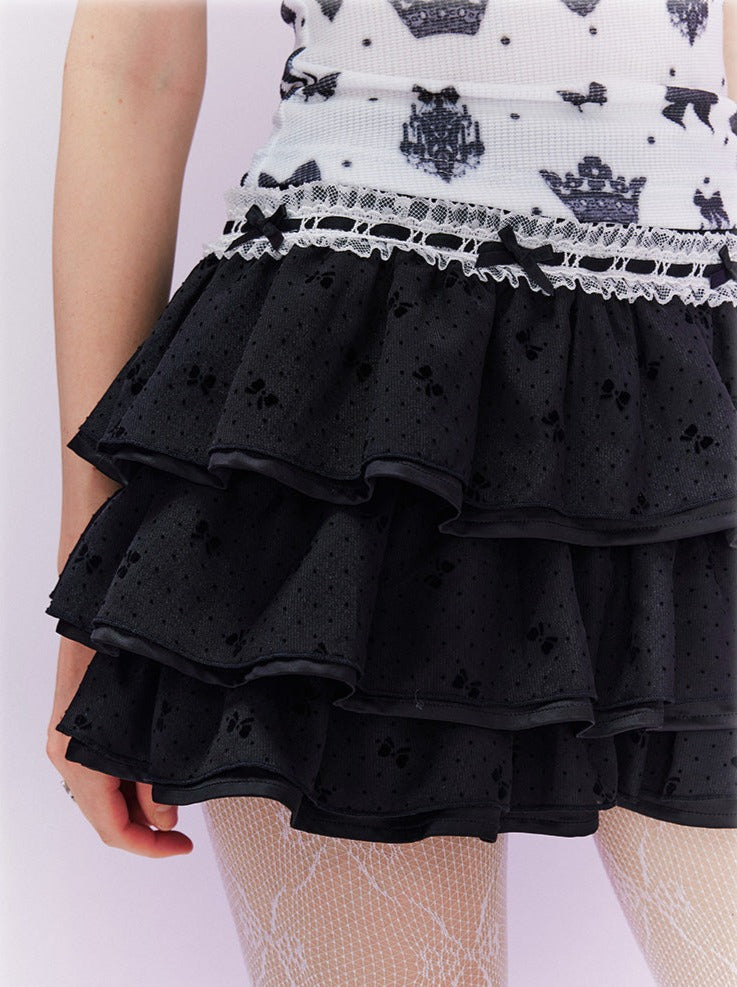 Baby Sugar Heart Scandal Summer Top + Tiered Skirt