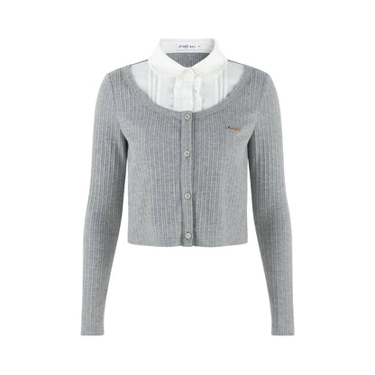 French Style Knit Cardigan + Skirt