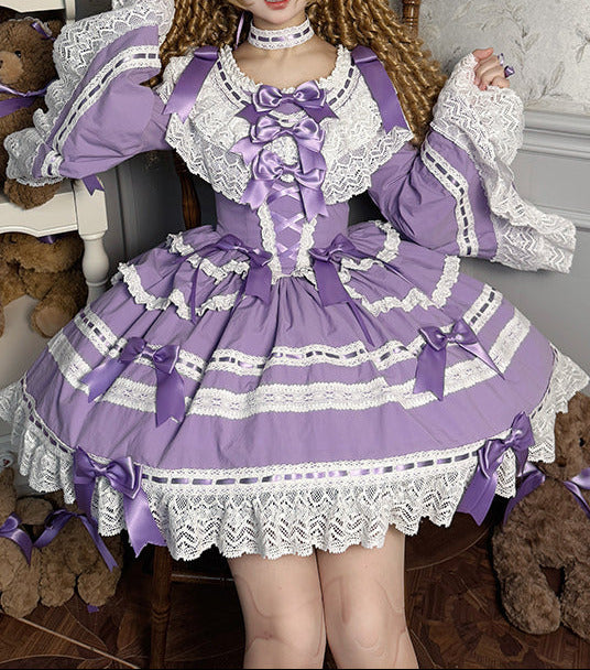 [Deadline for reservation: February 26th] Romantic Lace Doll Ribbon Dress