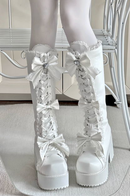 ナイトダークレースアップブーツ