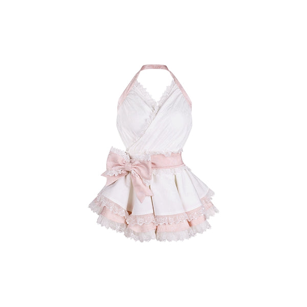 Ribbon Waist Top & Bubble Pants