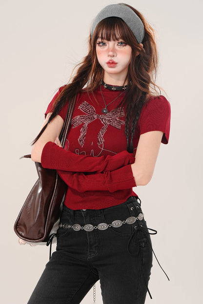 Sweet Bave Slong Sleeve Base T -shirt