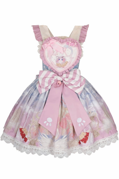 Flannel Milk Candy Strap Lolita Dress