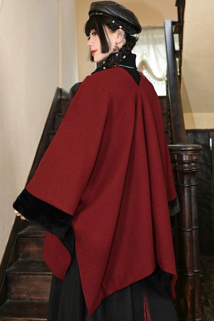 レトロルーズケープコート