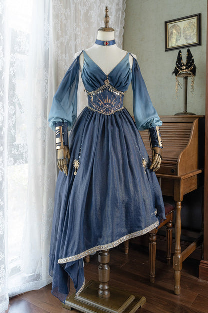 Bastet Elegant Kula Series Lolita Dress + Outerwear + Headdress + Bracelet