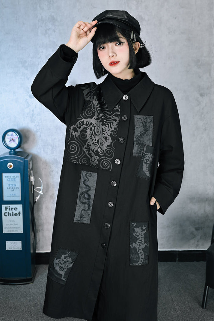 China Mode Long Trench Coat