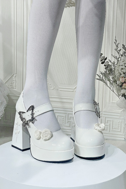 フローティングドリームランドプラットフォームブロックヒール