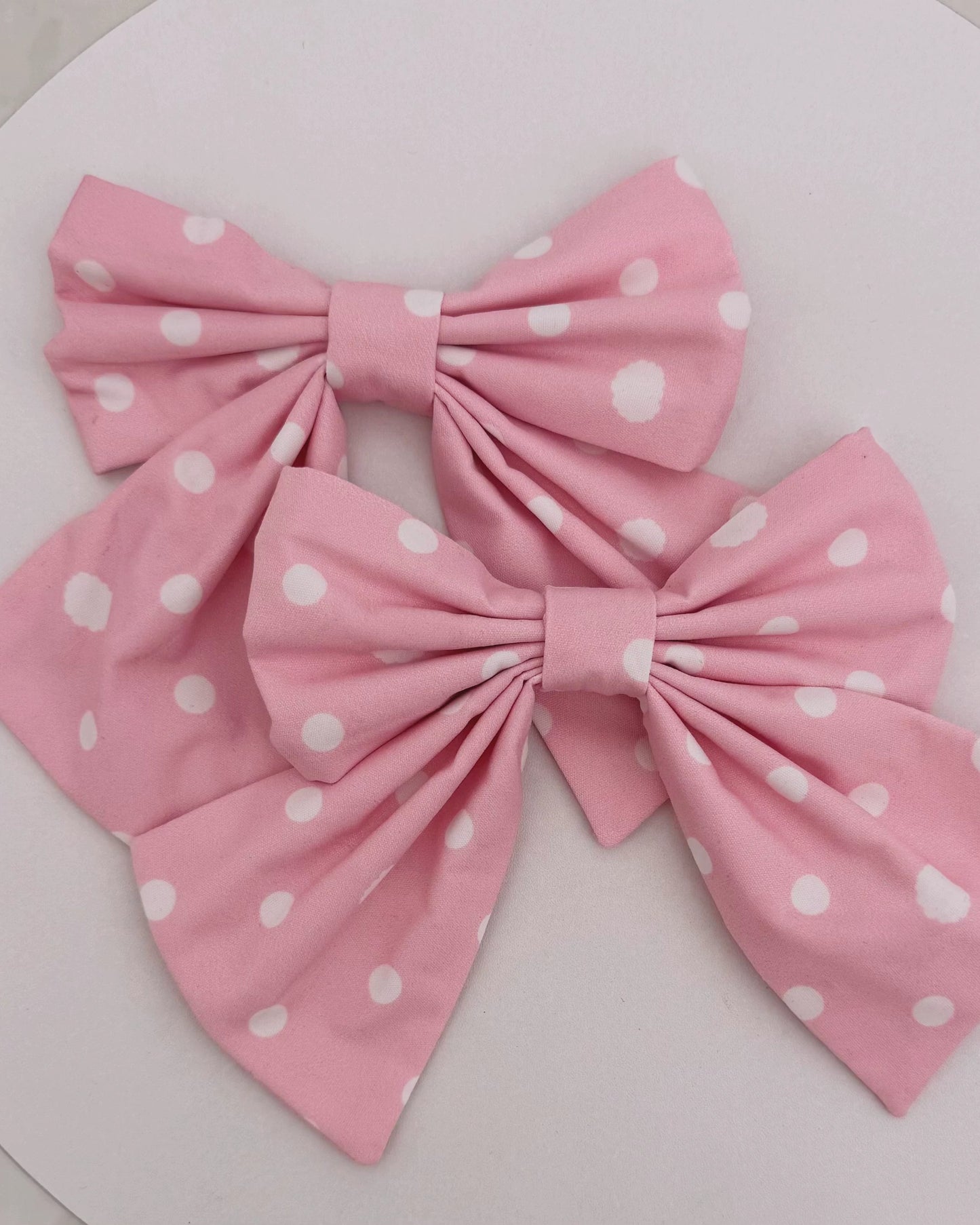 Retro-Lolita-Punkte-Haube + Band + Haarreif