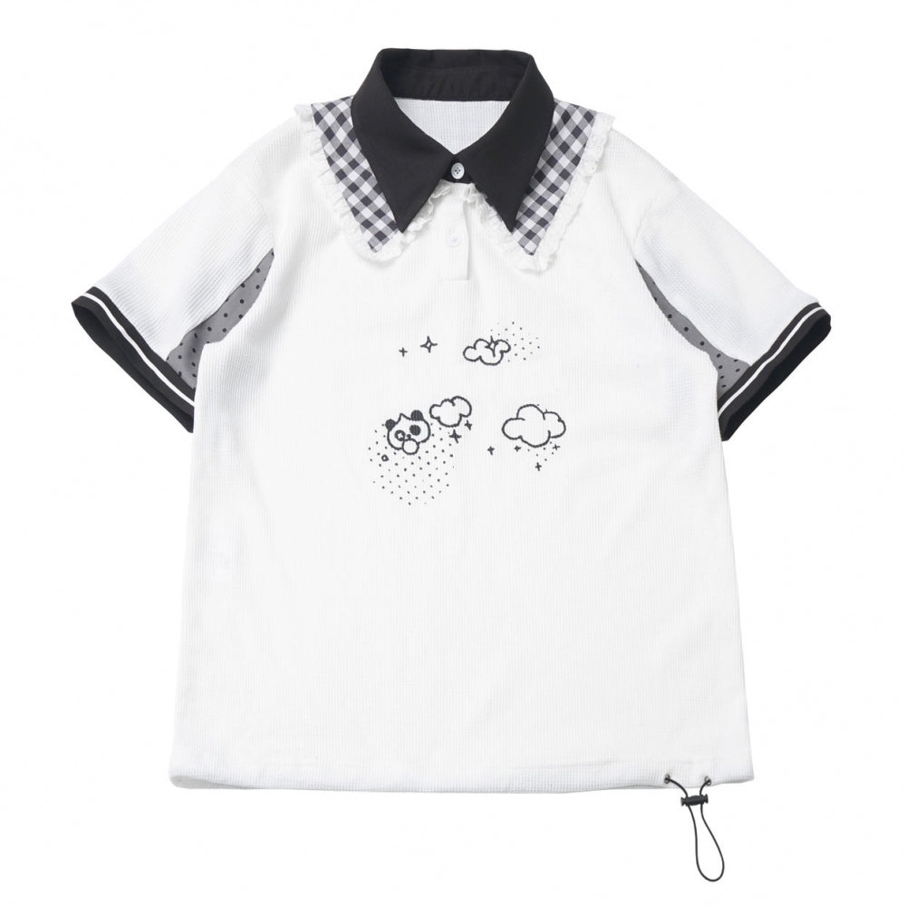 サブカルカップルトップス＋フードトップス＋スカート＋ハーフパンツ＋レッグウォーマー