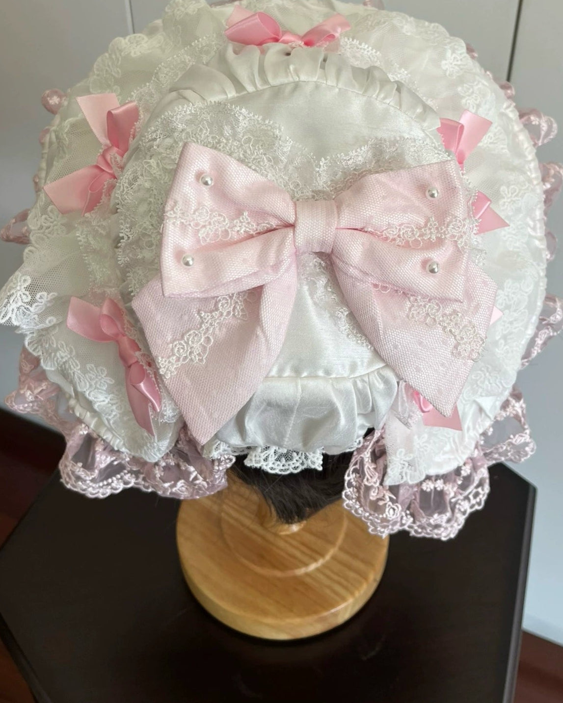 サークルクリームドールダブルパレスゴージャスドレス+ハット+チョーカー