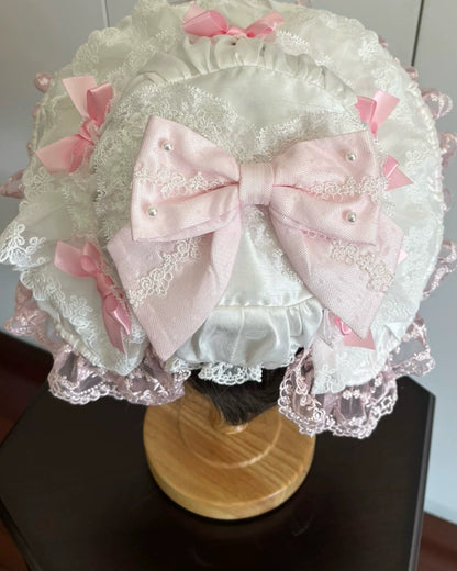 サークルクリームドールダブルパレスゴージャスドレス+ハット+チョーカー