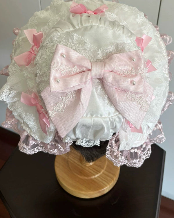 サークルクリームドールダブルパレスゴージャスドレス+ハット+チョーカー