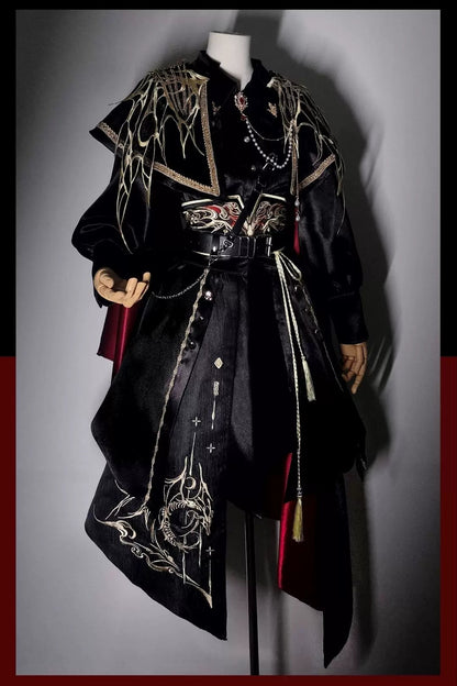 【予約商品】ダークファンタジーエンブロイダリーケープ＋シャツ＋コルセットトレーン＋パンツ/スカートコンプリートセット＋フルセット