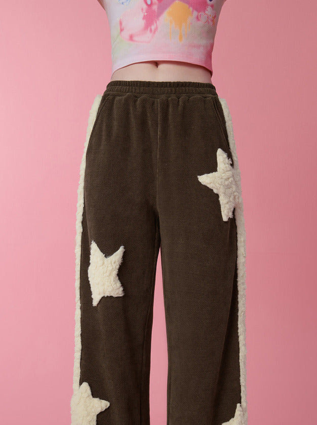 Star Casual Straight Loose Style Pants