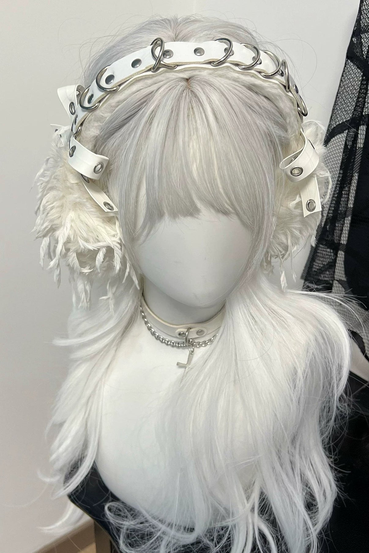 Dark Punk Fur Earmuffs