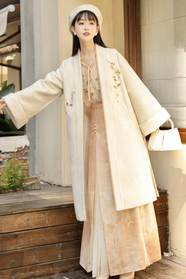 ラグジュアリーハンフースリープリーツスカートセット