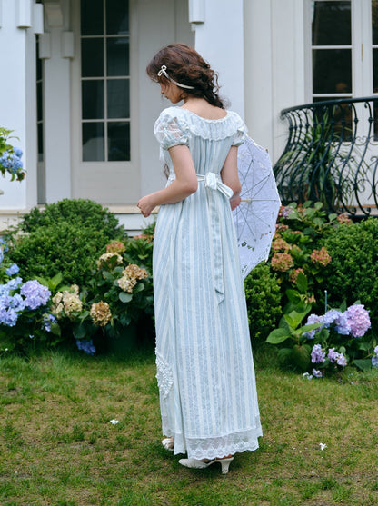 Elegant Retro Summer Long Dress