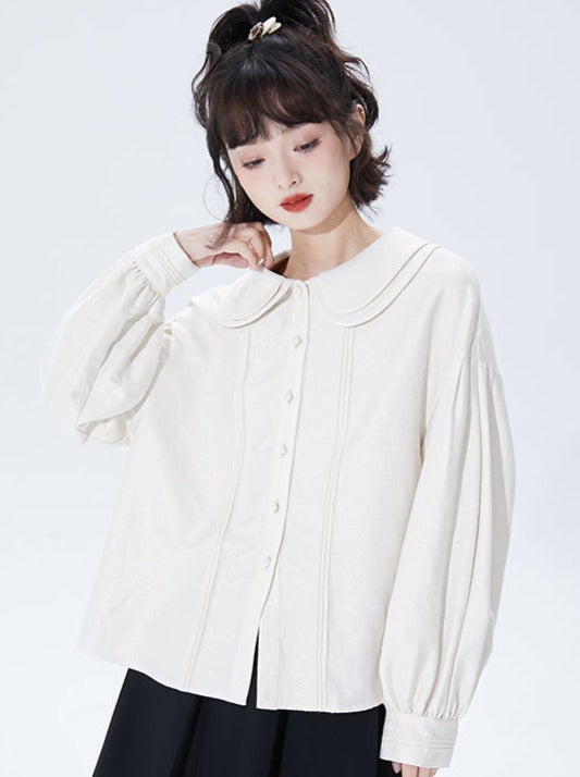 Doll Lantern Sleeve Blouse