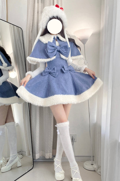 [Reservation deadline on October 21] Winter Wool Sherral Fart Lim Cape Dress suit