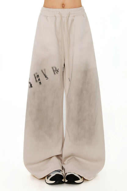 Osh Print Loose Sweatpants