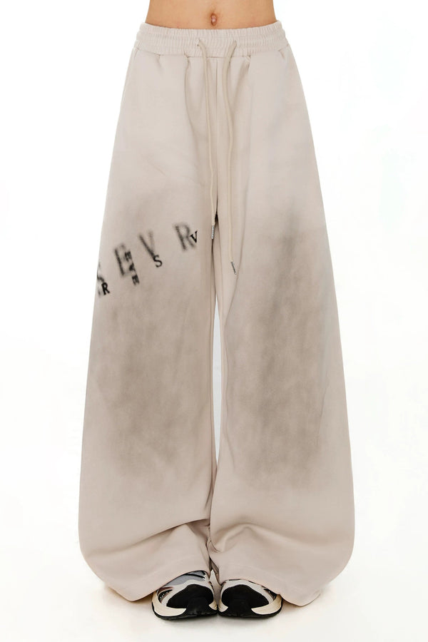 Osh Print Loose Sweatpants