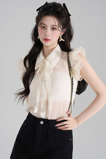 Chic Sheer Sweet Top + Shorts