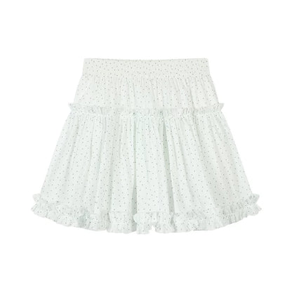 Traje con lazo de lunares + falda