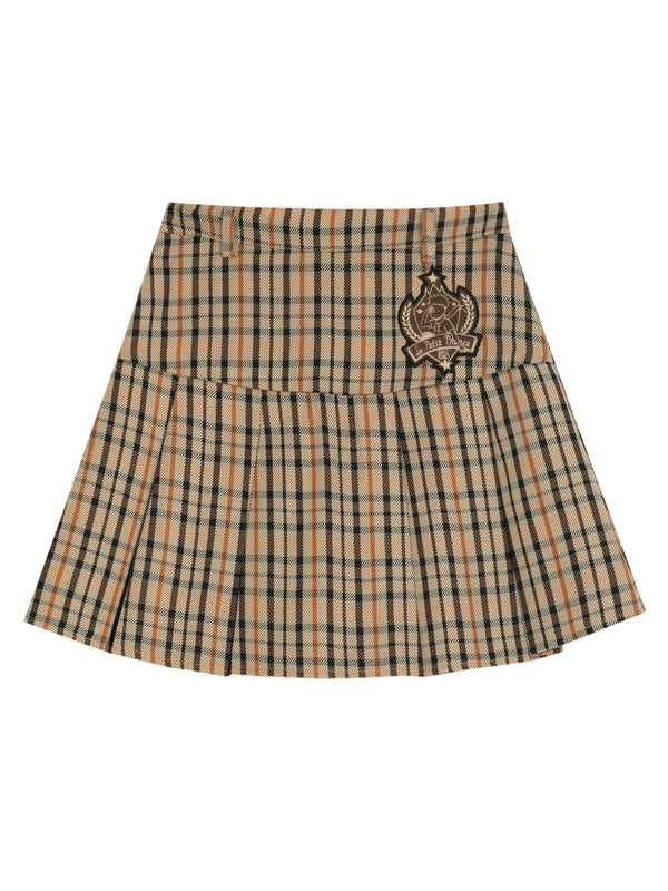 レトロプレッピープリーツスカート