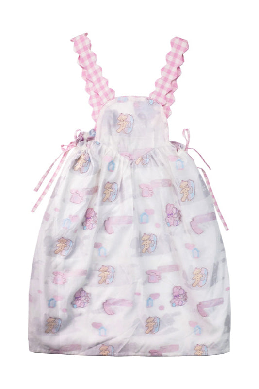 アニマルパラダイスバニーサスペンダースカート