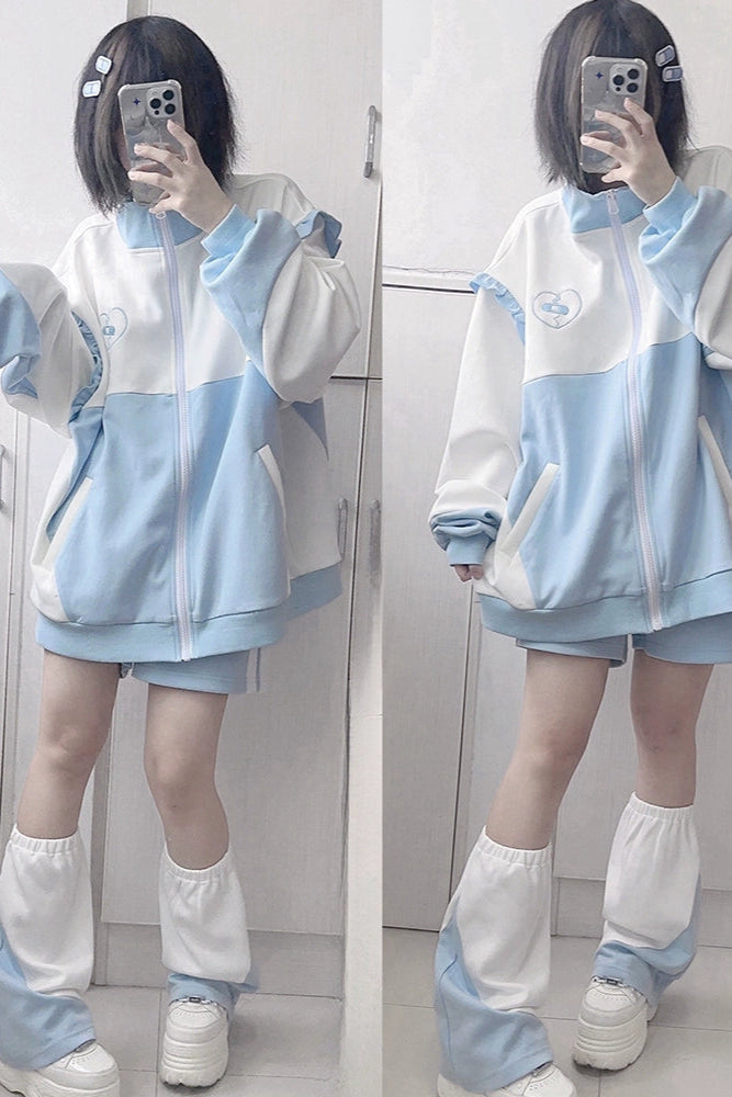 [Second sale spot] Angel OK Bandage|Restless Island original aqua subculture mine loose sportswear