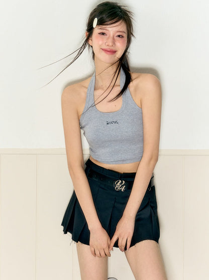 Camisole avec logo à l'encolure