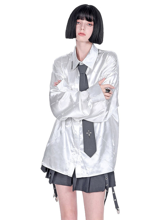 샤이닝스타스칼로그자갈드라스틱샤츠+메탈크로스그레넬타이트 