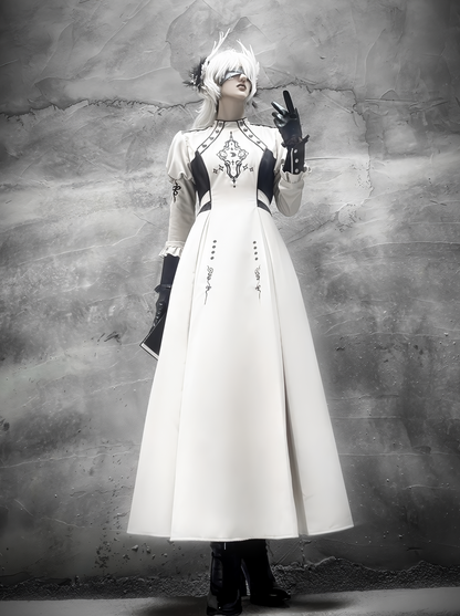 Moon Long Gothic Lolita Dark Dress